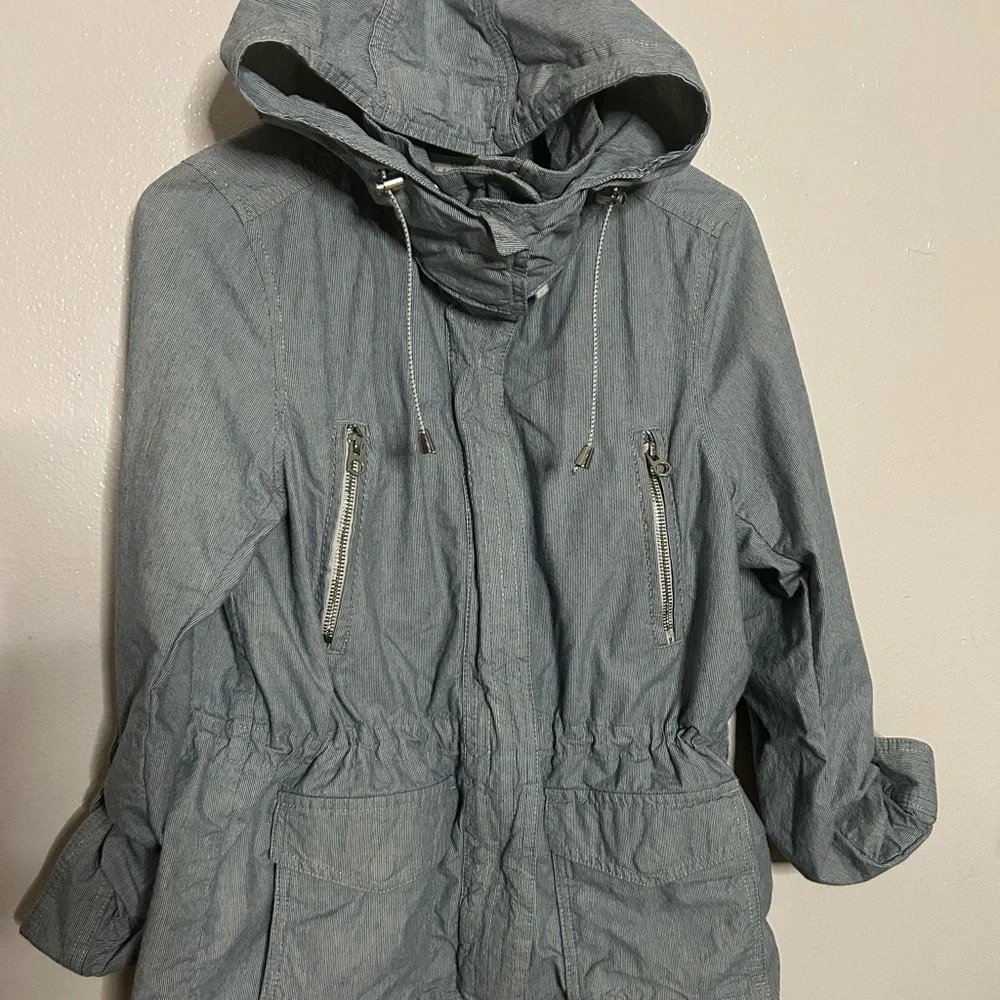 Label of Graded Goods by H&M Women’s Utility Jacket Casual Fit Size 4 Cotton - Picture 7 of 10